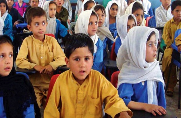 boys and girls students of kp government schools